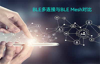 BLE藍牙多連接與BLE Mesh自組網(wǎng)模組拓撲結(jié)構(gòu)對比