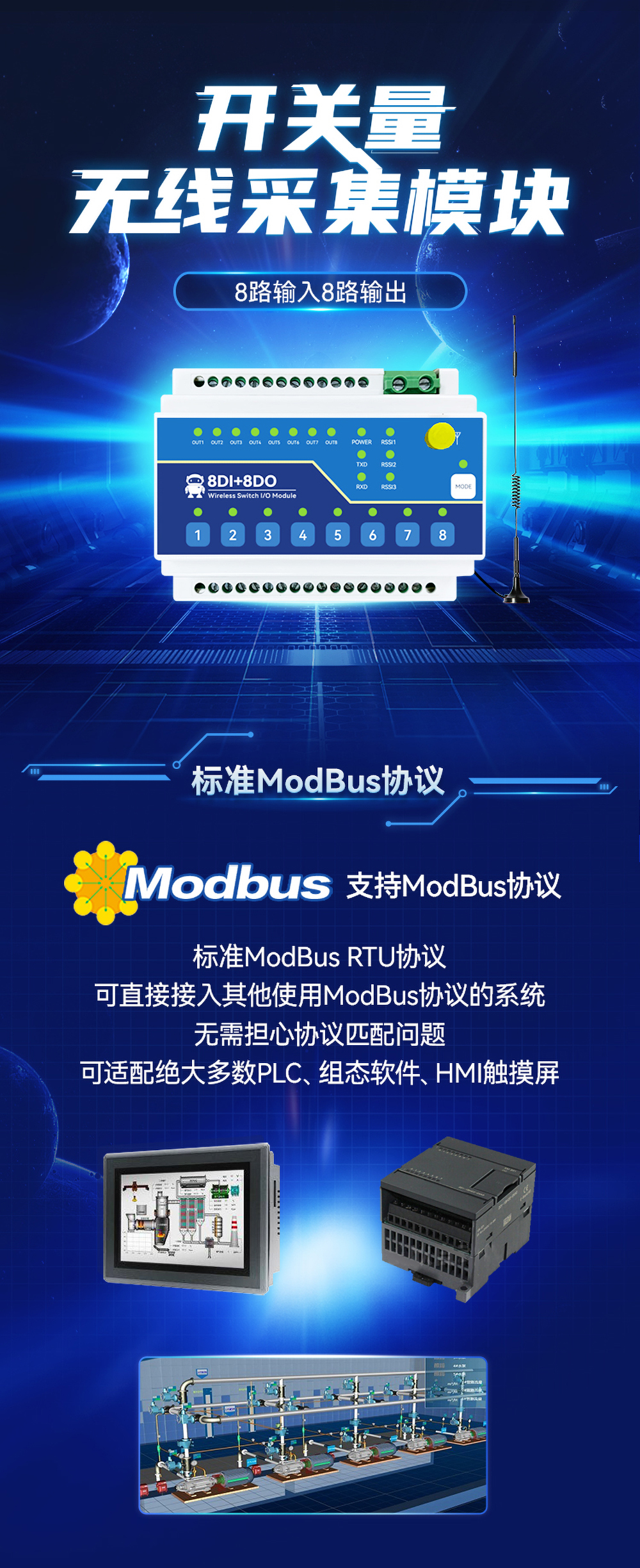 ME15-AXAX8080開關(guān)量無(wú)線IO采集模塊 (1)