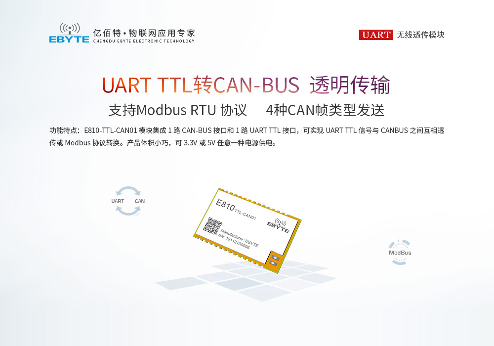 E810-TTL-CAN01接口轉(zhuǎn)換設備