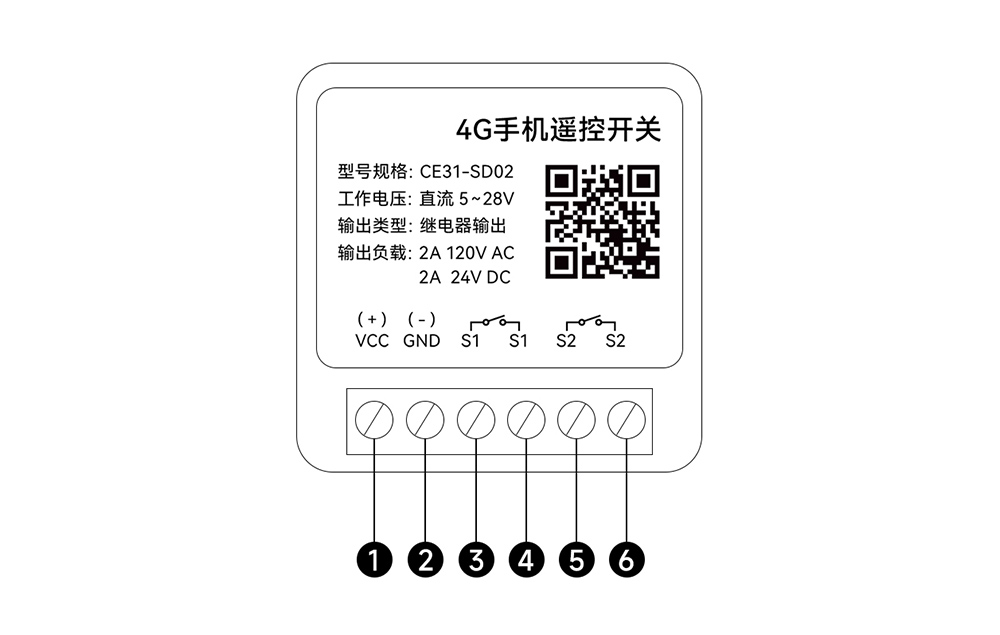CE31-SD02 遙控開關引腳說明