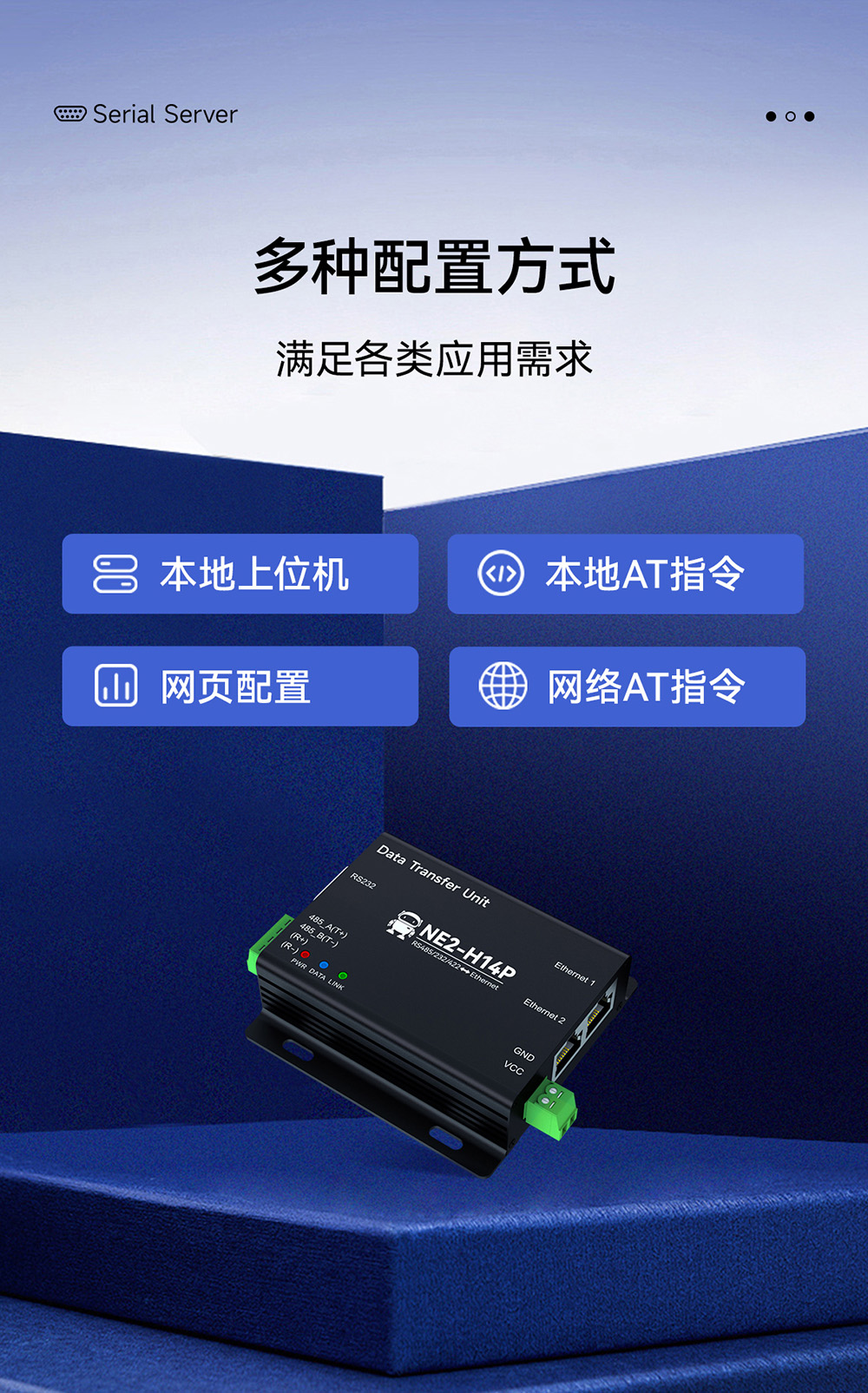 NE2-H14P 2路串口轉以太網串口服務器 (24)