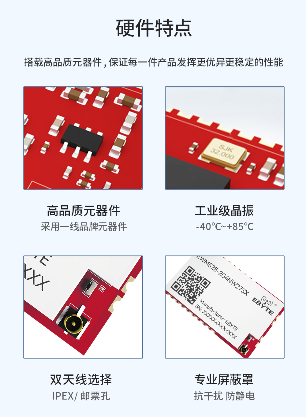 EWM528-2G4NW27SX 串口LoRa MESH組網模塊_13