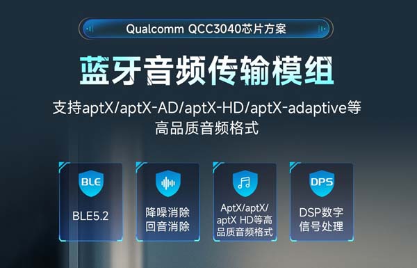 EWM104-BT3040系列藍牙音頻模塊深度解析