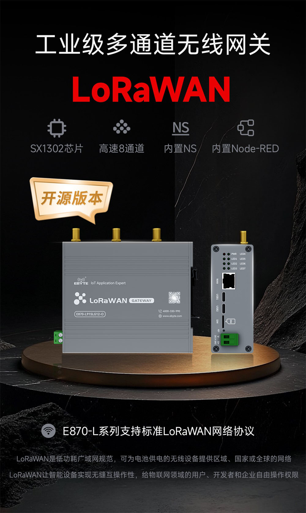 E870-L915LG12-O系列LoRaWAN網(wǎng)關(guān) (2)
