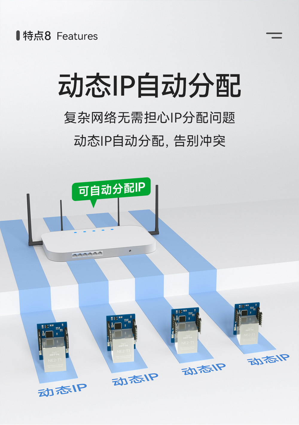 NE2-T1 串口轉(zhuǎn)以太網(wǎng)超級(jí)網(wǎng)口模組 (8)